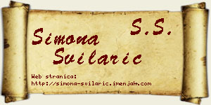 Simona Svilarić vizit kartica